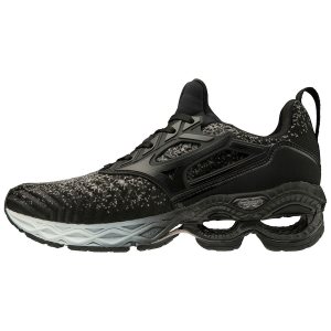 Mizuno Wave Creation Waveknit Bayan Koşu Ayakkabısı Siyah (Tr.RNP)